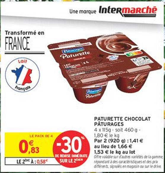 PATURETTE CHOCOLAT PÂTURAGES