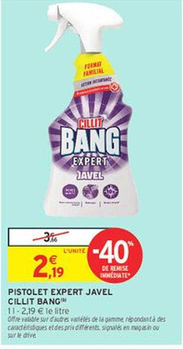 PISTOLET EXPERT JAVEl CILLIT BANG