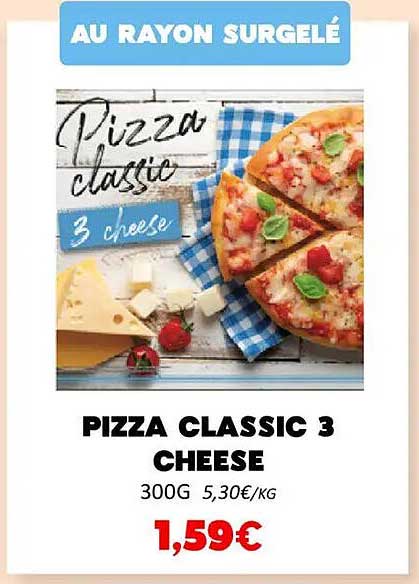 PIZZA CLASSIC 3 CHEESE