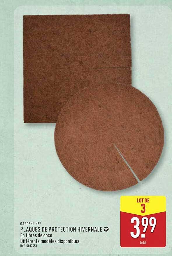 PLAQUES DE PROTECTION HIVERNALE