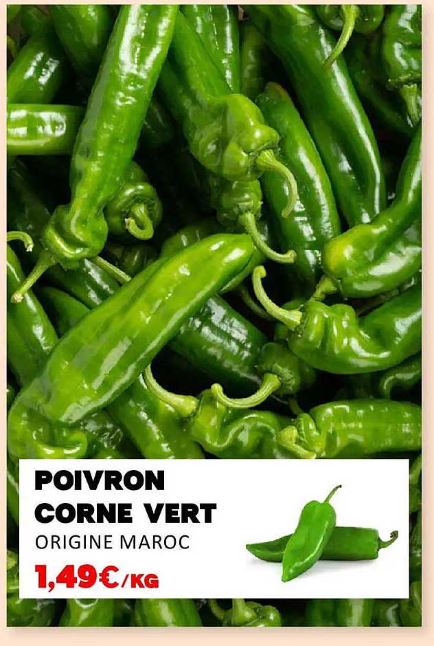 POIVRON CORNE VERT