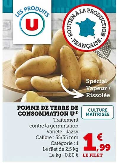 POMME DE TERRE DE CONSOMMATION U