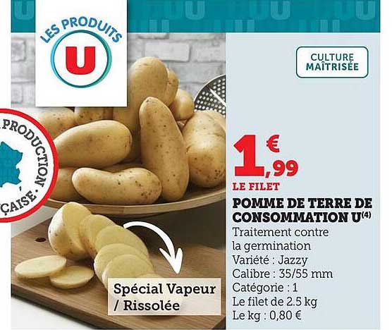 POMME DE TERRE DE CONSOMMATION U