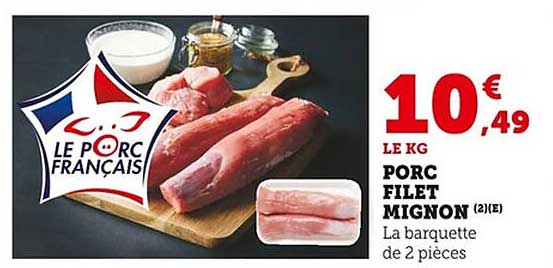 PORC FILET MIGNON (2 pièces)