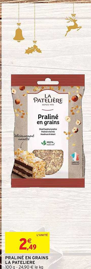 Praliné en grains