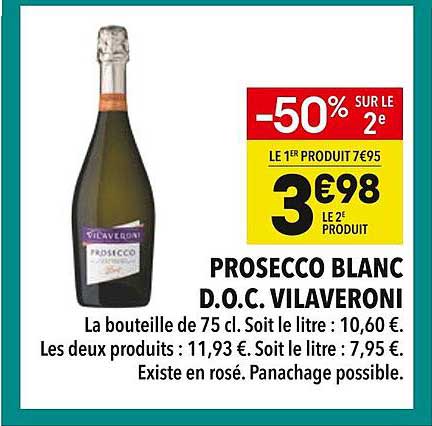 PROSECCO BLANC D.O.C. VILAVERONI