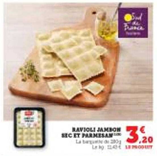 RAVOLI JAMBON SEC ET PARMESAN
