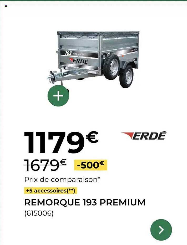 REMORQUE 193 PREMIUM (615006)
