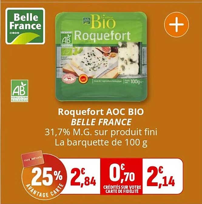 Roquefort AOC BIO BELLE FRANCE