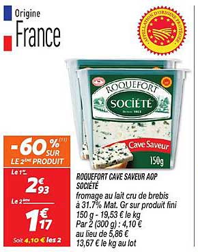 ROQUEFORT CAVE SAVEUR AOP SOCIÉTÉ