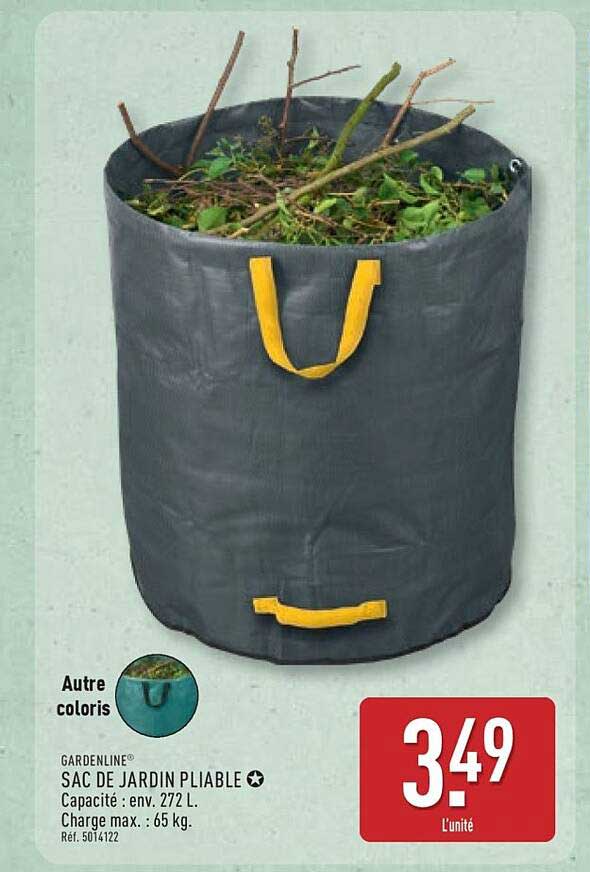 SAC DE JARDIN PLIABLE