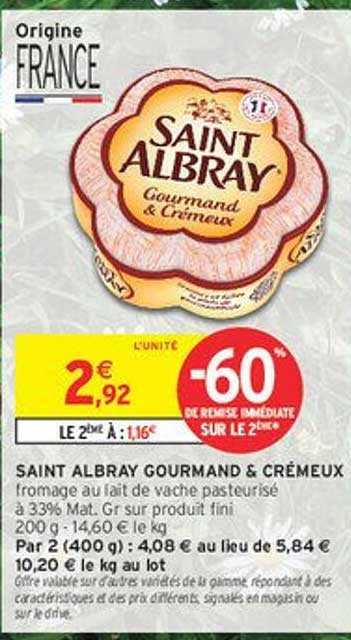 SAINT ALBRAY GOURMAND & CRÉMEUX