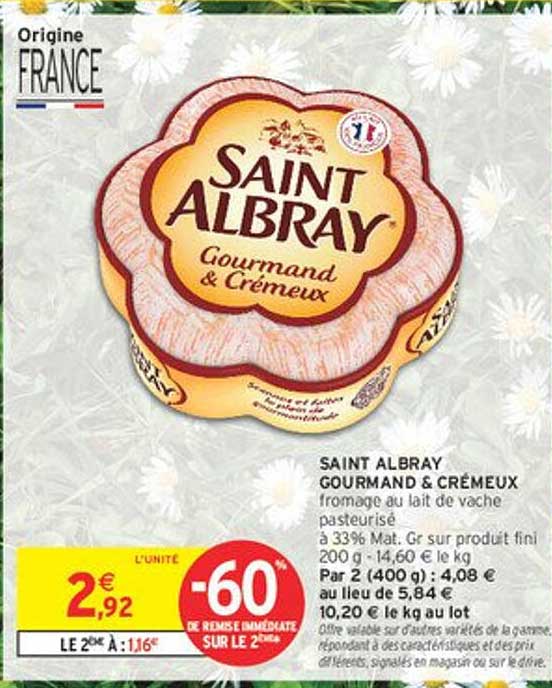 SAINT ALBRAY GOURMAND & CRÉMEUX
