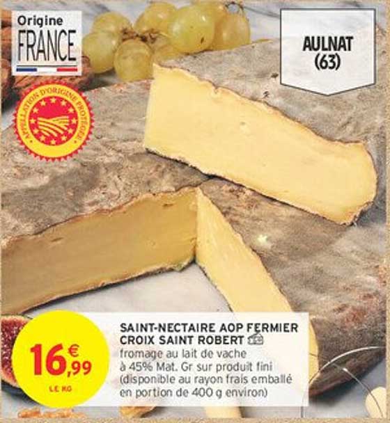 SAINT-NECTAIRE AOP FERMIER CROIX SAINT ROBERT