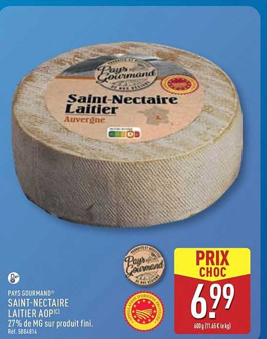 SAINT-NECTAIRE LAITIER AOP