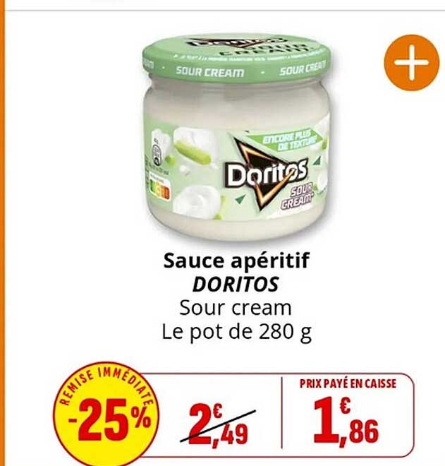 Sauce apéritif DORITOS Sour cream
