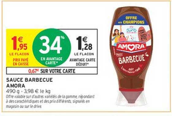 SAUCE BARBECUE AMORA