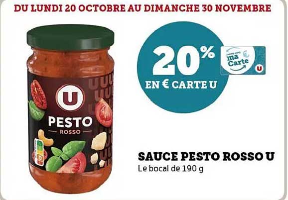 SAUCE PESTO ROSSO U