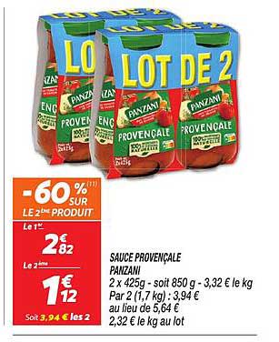 SAUCE PROVENÇALE PANZANI