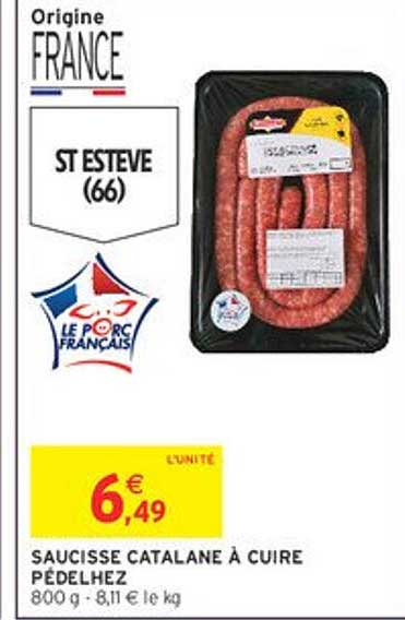 SAUCISSE CATALANE À CUISER PÉDELHEZ