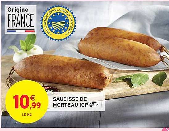 SAUCISSE DE MORTEAU IGP