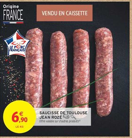 SAUCISSE DE TOULOUSE JEAN ROZÉ
