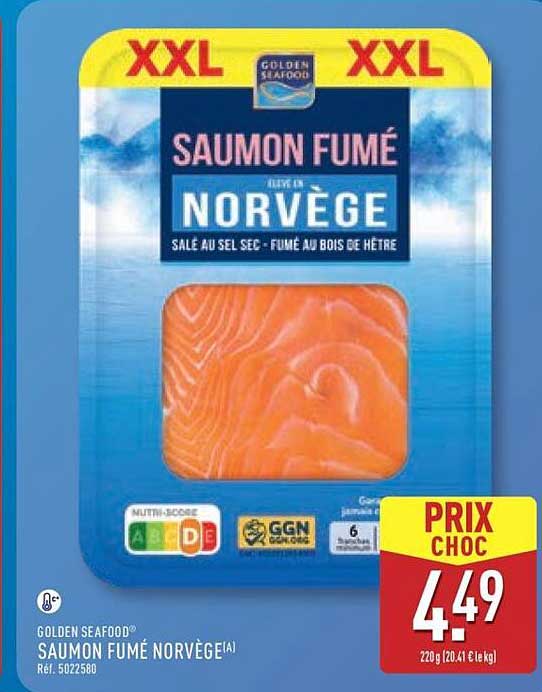 SAUMON FUMÉ NORVÈGE