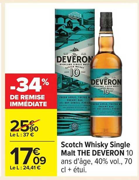 Scotch Whisky Single Malt THE DEVERON 10