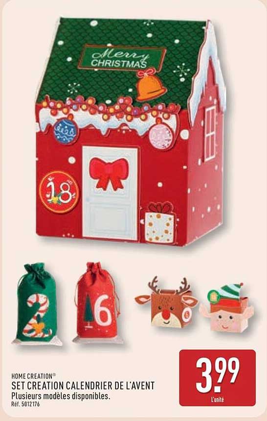 SET CREATION CALENDRIER DE L'AVENT