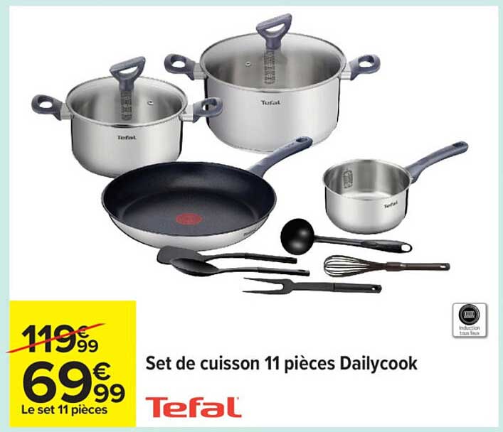 Set de cuisson 11 pièces Dailycook