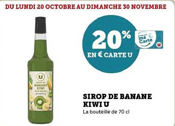 Sirop de Banane Kiwi U