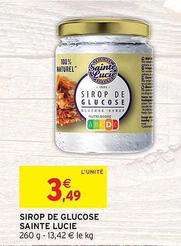 SIROP DE GLUCOSE SAINTE LUCIE