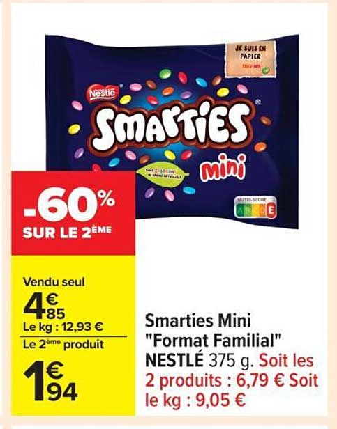 Smarties Mini "Format Familial"