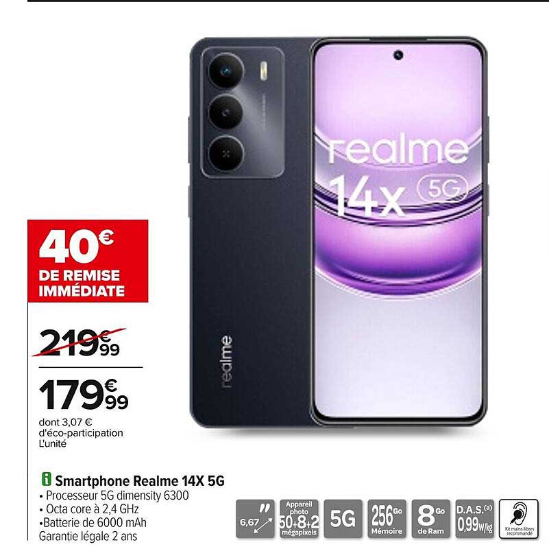 Smartphone Realme 14X 5G