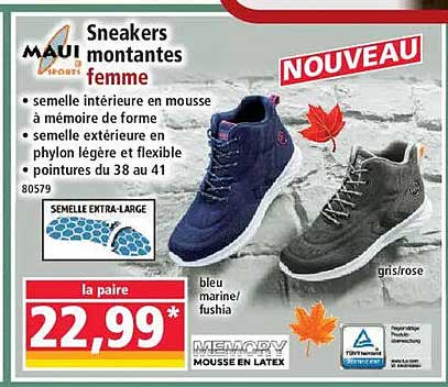 Sneakers montantes femme