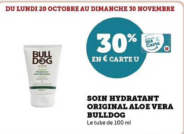 SOIN HYDRATANT ORIGINAL ALOE VERA BULLDOG