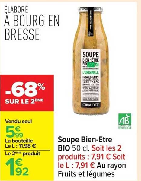 Soupe Bien-Etre BIO 50 cl