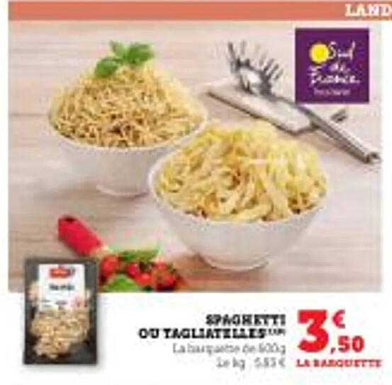 SPAGHETTI OU TAGLIATELLES