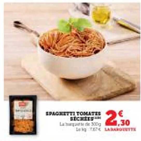 SPAGHETTI TOMATES SÉCHÉES