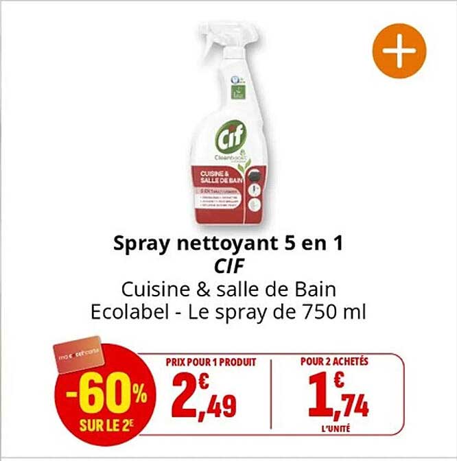 Spray nettoyant 5 en 1 CIF
