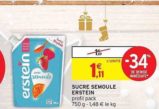 SUCRE SEMOULE ERSTEIN