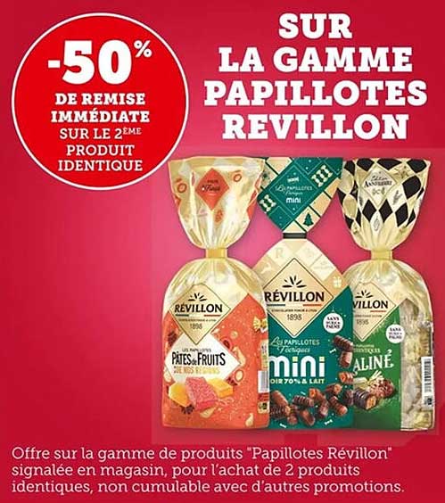 SUR LA GAMME PAPILLOTES REVILLON