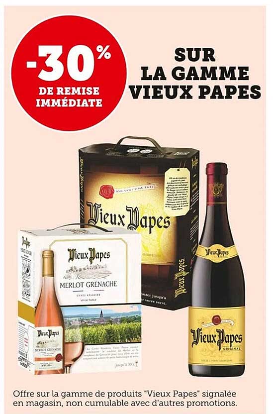 SUR LA GAMME VIEUX PAPES
