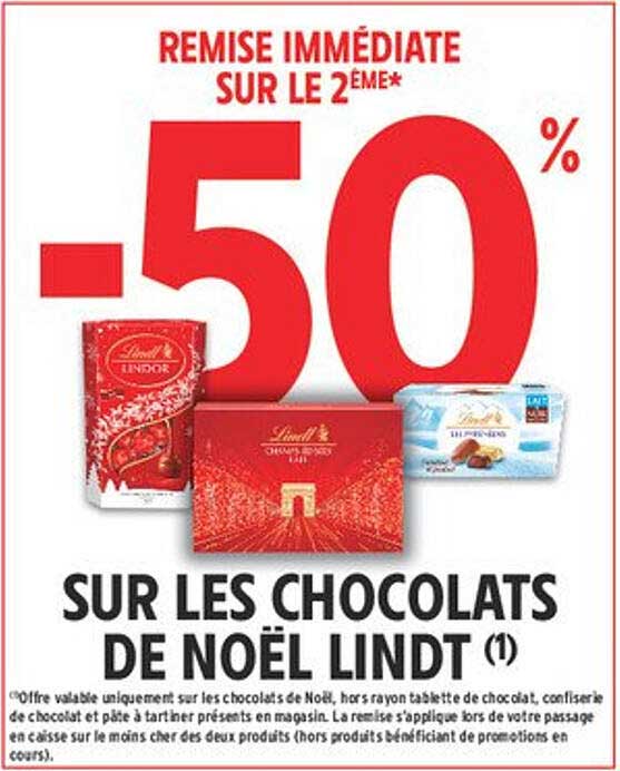 SUR LES CHOCOLATS DE NOËL LINDT