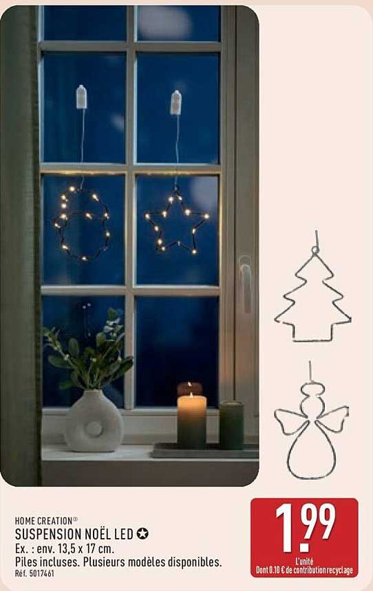 SUSPENSION NOËL LED