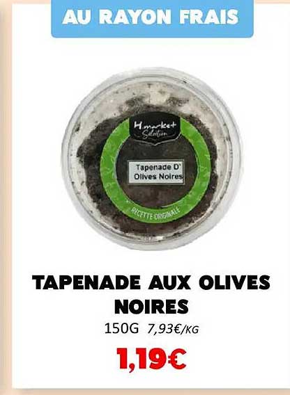 TAPENADE AUX OLIVES NOIRES