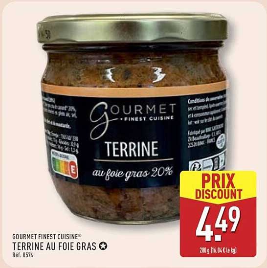 TERRINE AU FOIE GRAS