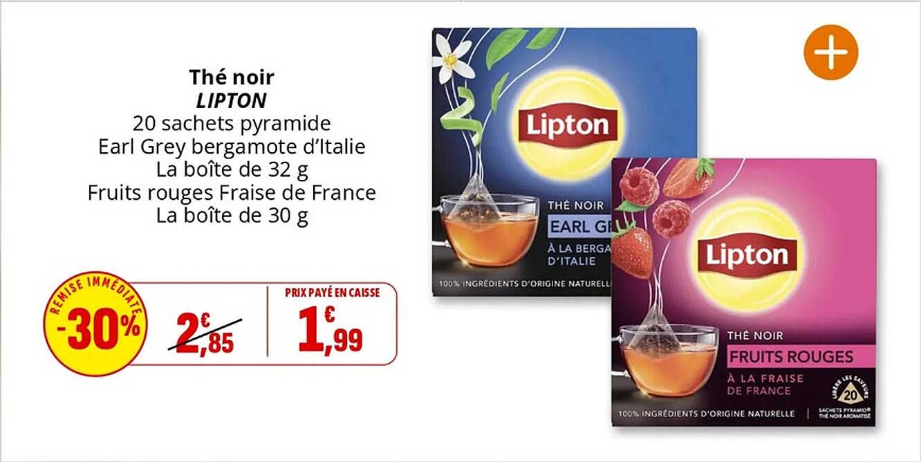 Thé noir LIPTON