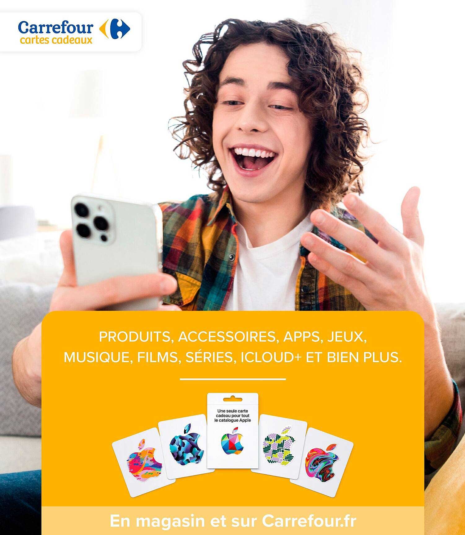 Une seule carte cadeau pour tout le catalogue Apple