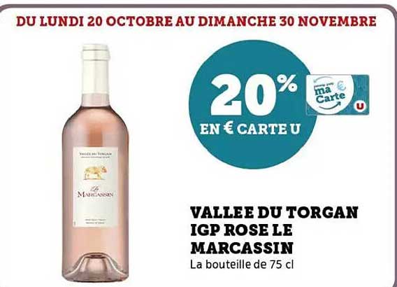 VALLEE DU TOrgan IGP ROSE LE MARCASSIN